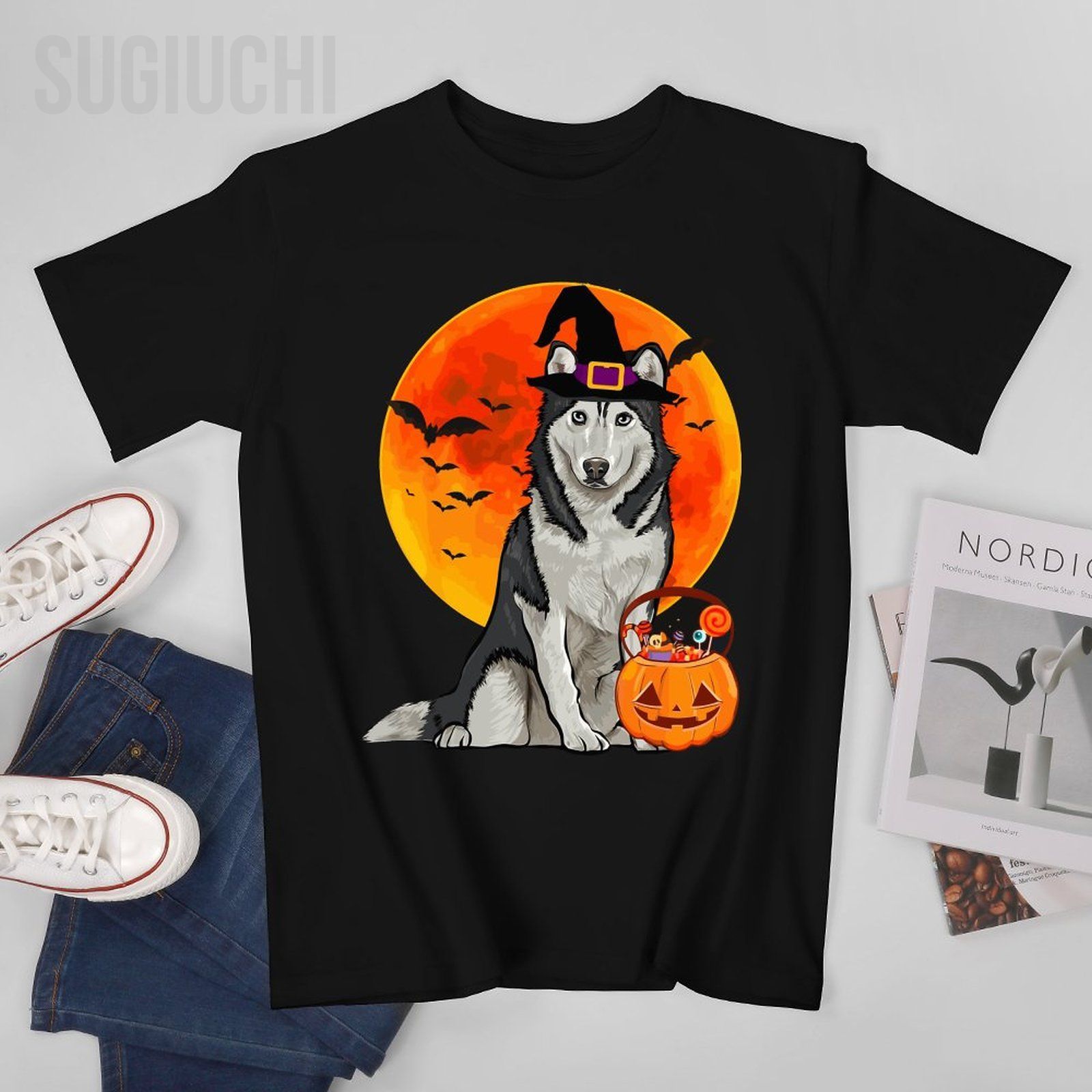 Pumpkin Lantern Halloween - تي شيرت للجنسين للرجال والنساء والأولاد
