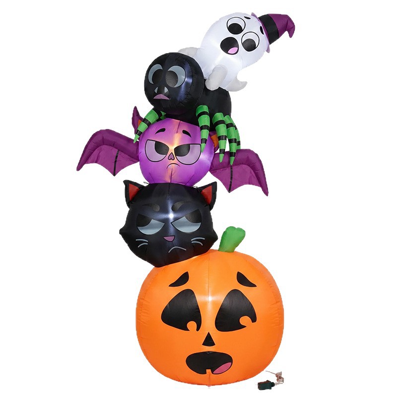 Halloween Pumpkin Decor Led - زينة الهالوين القابلة للنفخ بطول 18