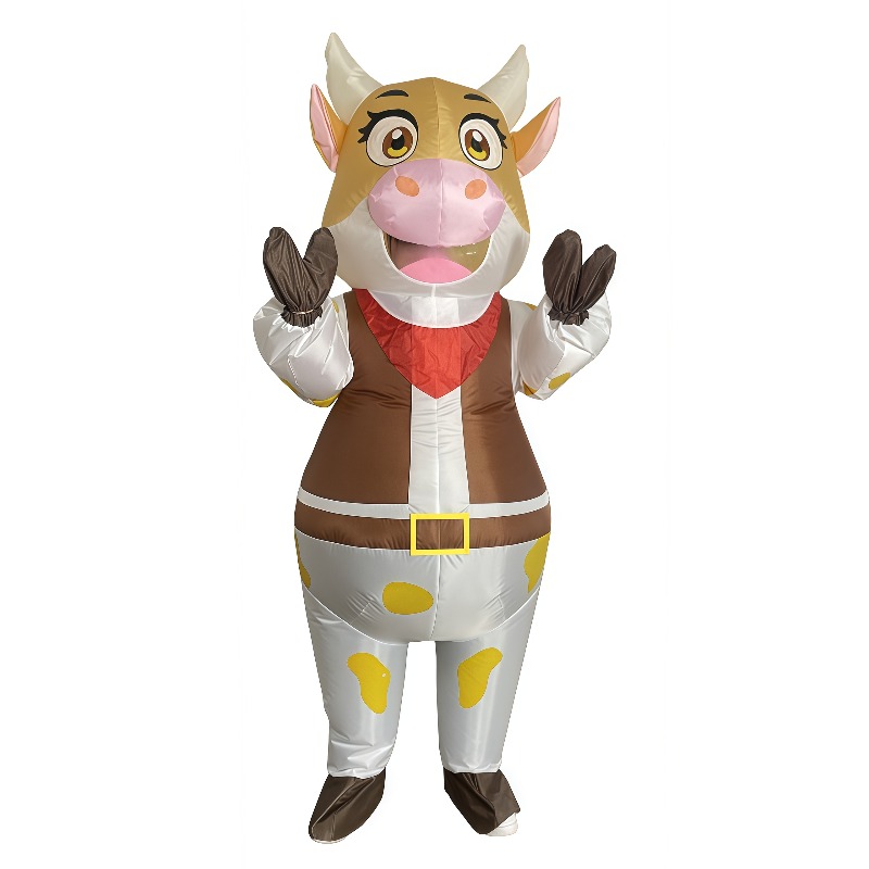 زي بقرة قابل للنفخ للبالغين، ز - مراجعة Halloween Costume Adult وسعره
