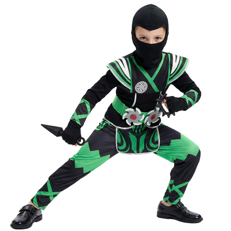 مجموعة أزياء النينجا اليابانية - مراجعة Halloween Costume Kids وسعره