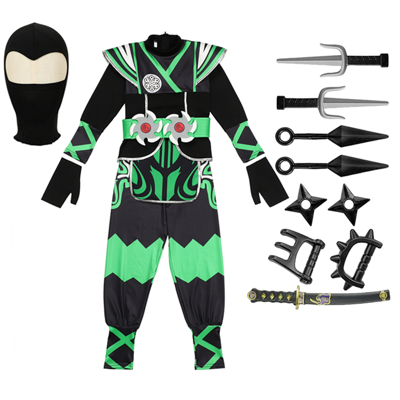 مجموعة أزياء النينجا اليابانية - مراجعة Halloween Costume Kids وسعره
