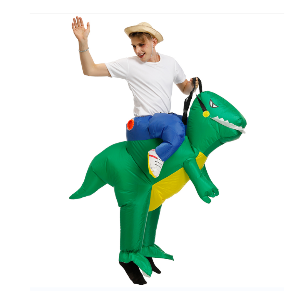 زي ديناصور قابل للنفخ للبالغين - مراجعة Halloween Costume Adult وسعره