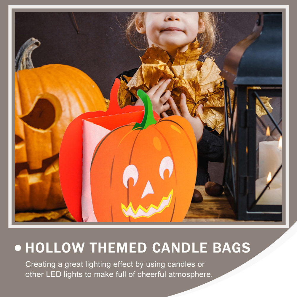 12 قطعة من أكياس اليقطين المفر - مراجعة Pumpkin Lantern Halloween وسعره