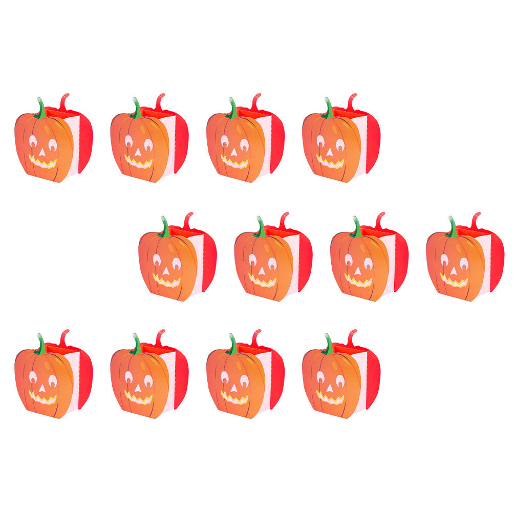 12 قطعة من أكياس اليقطين المفر - مراجعة Pumpkin Lantern Halloween وسعره