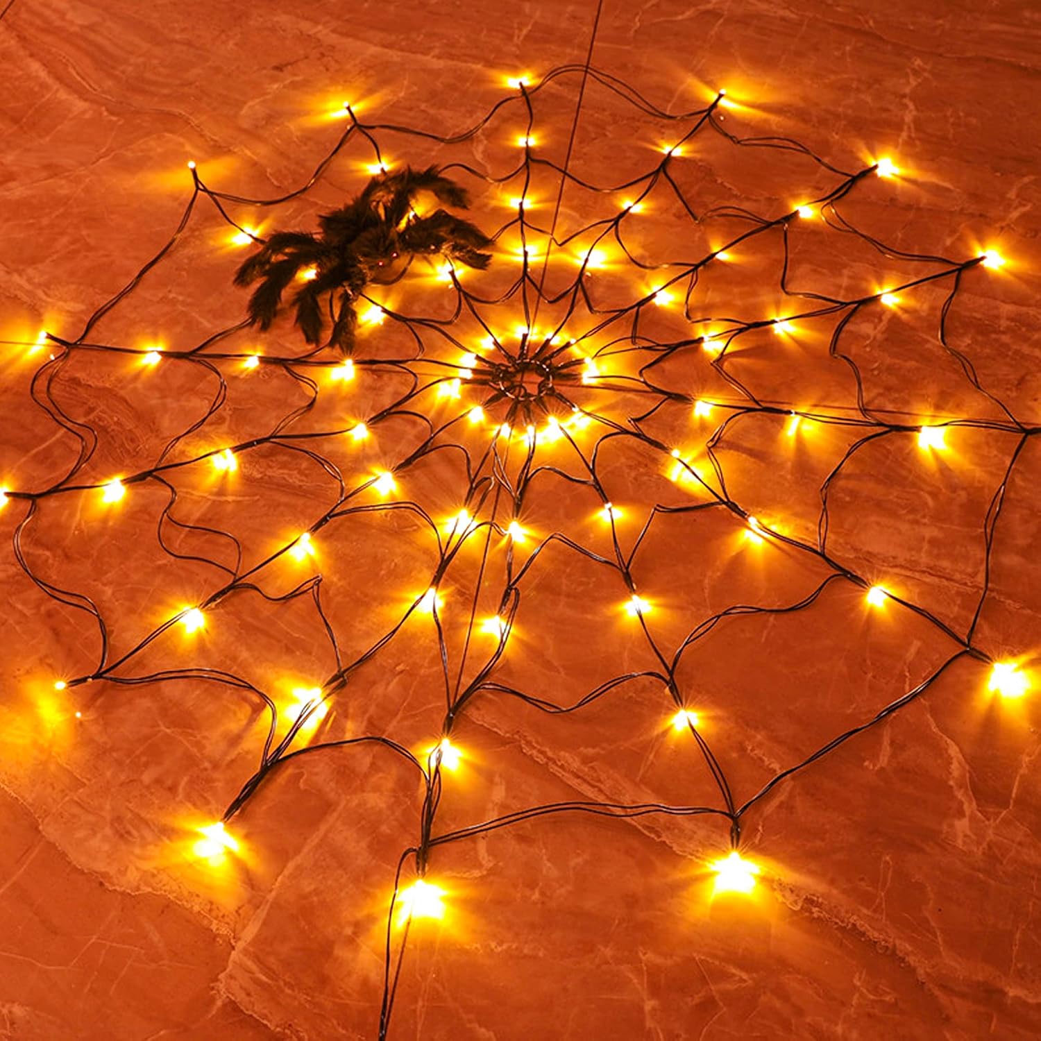 1-4 قطع من أضواء السلسلة LED ع - مراجعة Halloween Led String Lights Orange وسعره