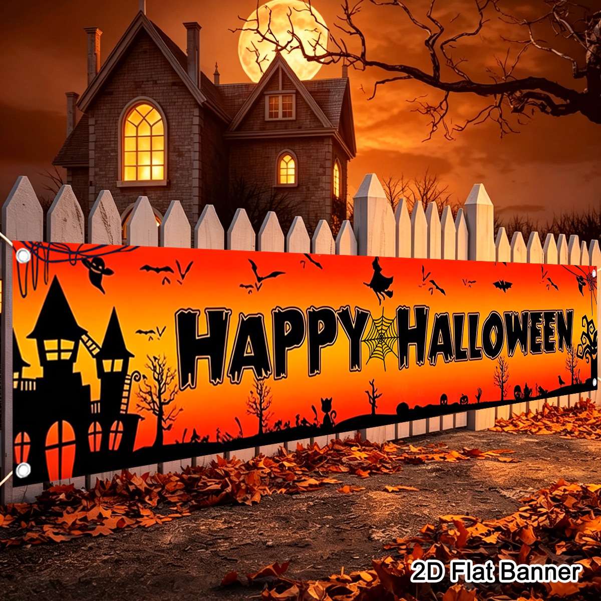 لافتة هالوين سعيدة بنمط اليقطي - مراجعة Pumpkin Lantern Halloween وسعره