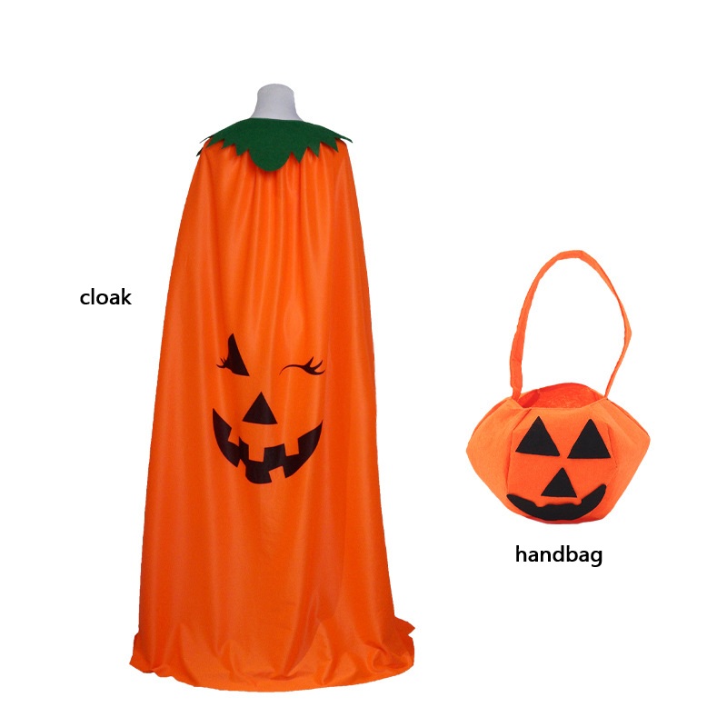 طقم زي اليقطين للهالوين، عباءة - مراجعة Pumpkin Lantern Halloween وسعره