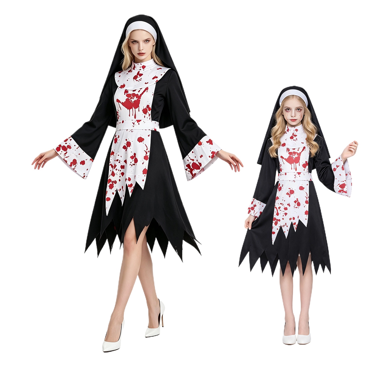 زي تنكري مخيف للراهبة المظلمة  - مراجعة Halloween Costume Kids وسعره