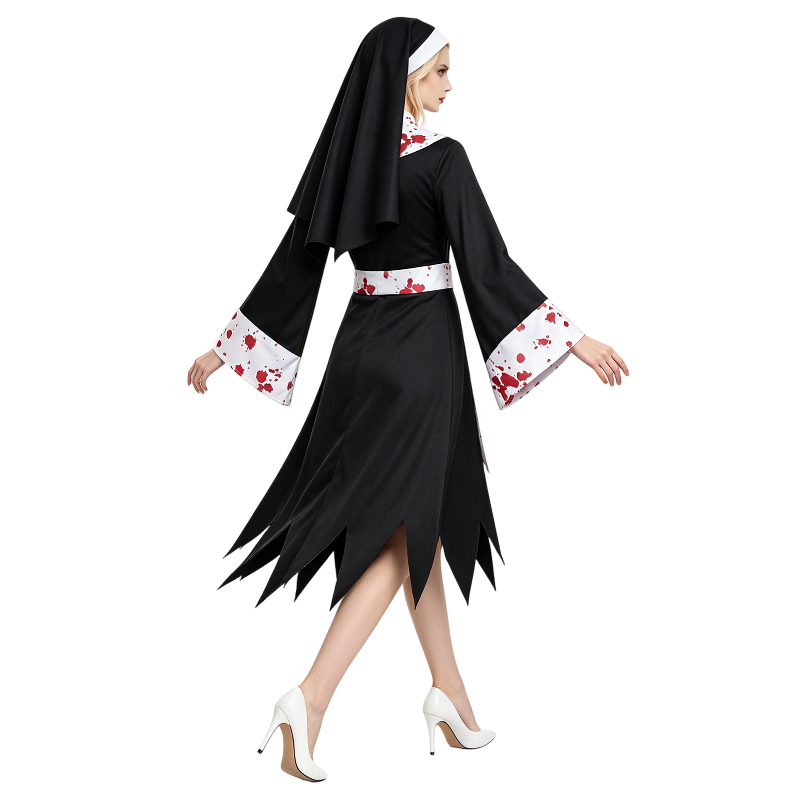 زي تنكري مخيف للراهبة المظلمة  - مراجعة Halloween Costume Kids وسعره