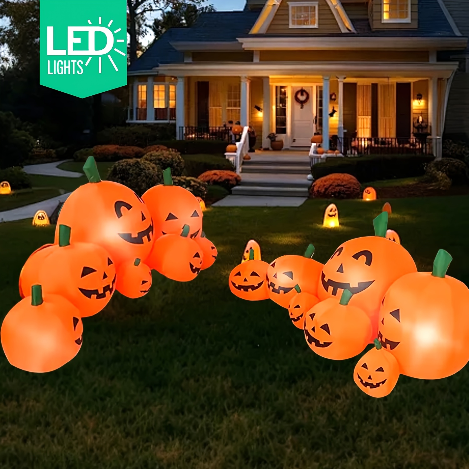 وصول جديد: زينة قرع قابلة للنف - مراجعة Halloween Pumpkin Decor Led وسعره