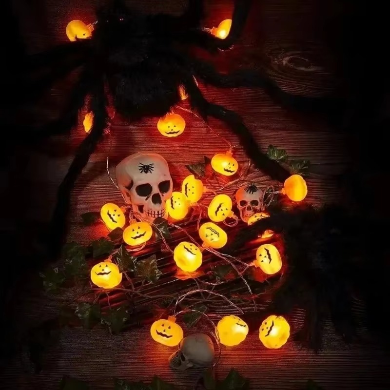 سلسلة أضواء LED على شكل قرع ال - مراجعة Halloween Pumpkin Decor Led وسعره