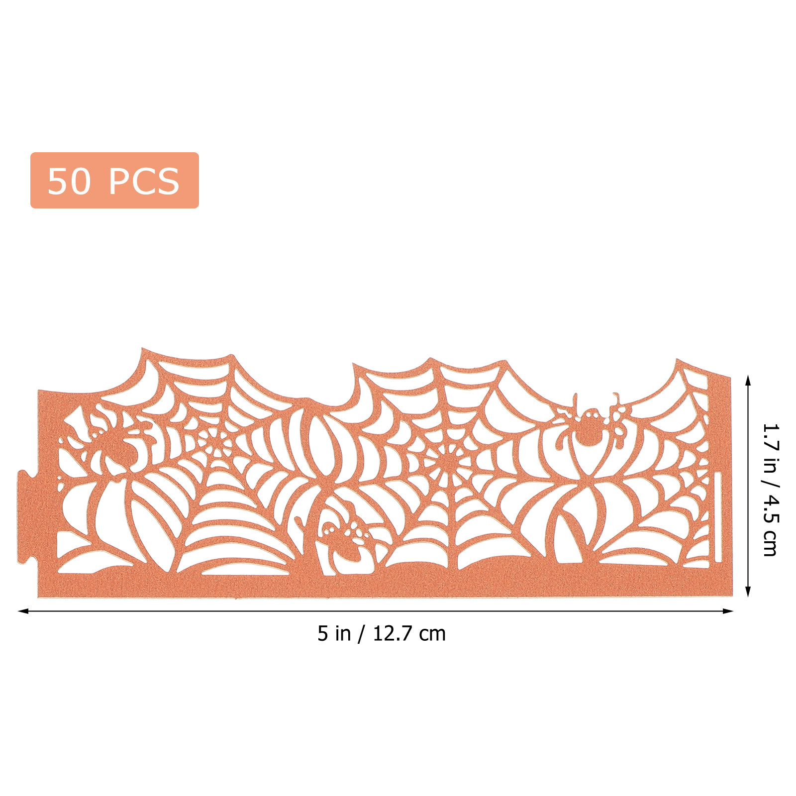 50 قطعة من أغطية المصابيح على  - مراجعة Spider Web Halloween Decoration وسعره