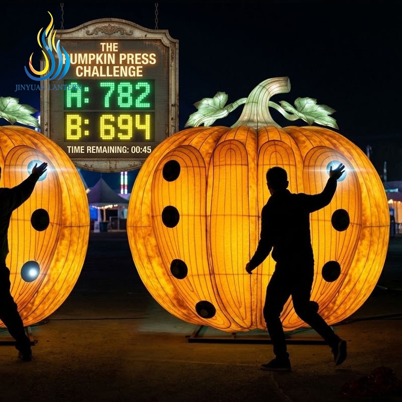 عربة قرع هالوين تفاعلية عملاقة - مراجعة Pumpkin Lantern Halloween وسعره
