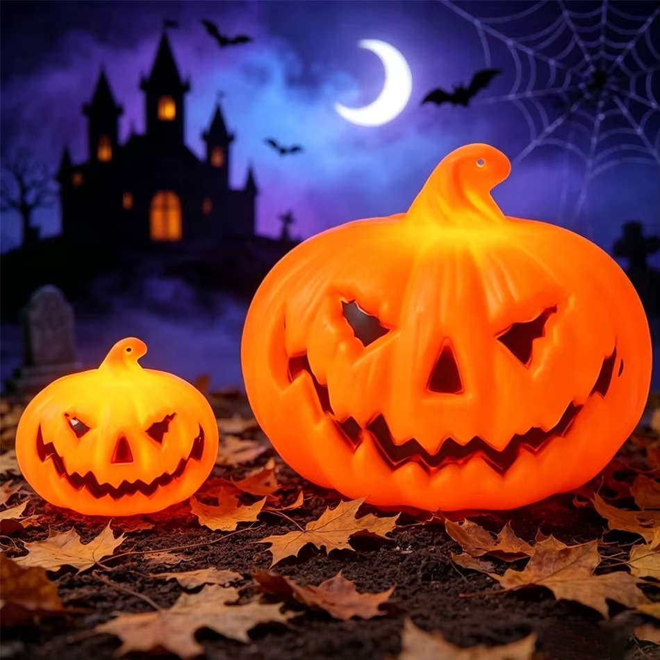 مصباح LED على شكل يقطينة، إضاء - مراجعة Pumpkin Lantern Halloween وسعره