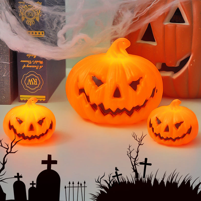 مصباح LED على شكل يقطين للهالو - مراجعة Halloween Pumpkin Decor Led وسعره
