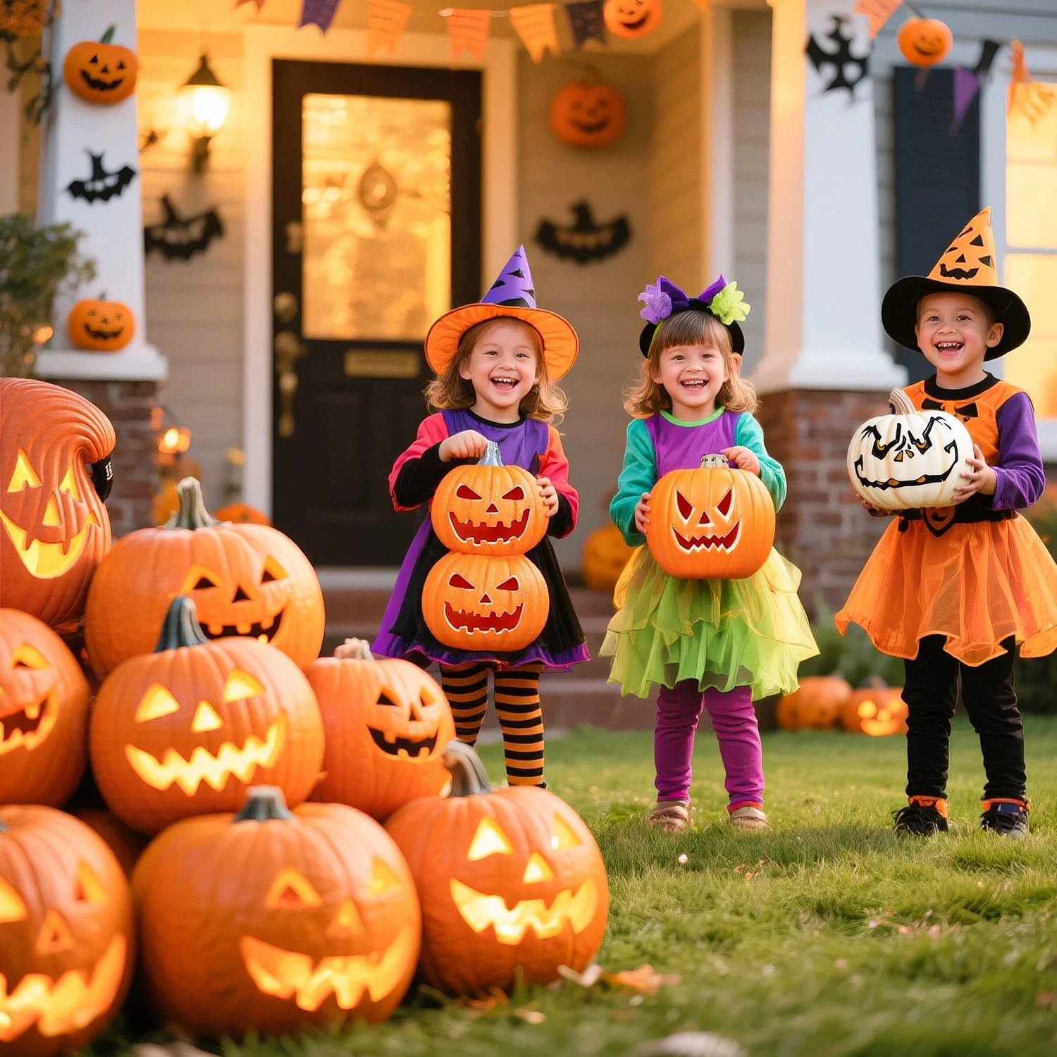 زينة اليقطين المضيء ثلاثي الطب - مراجعة Halloween Pumpkin Decor Led وسعره